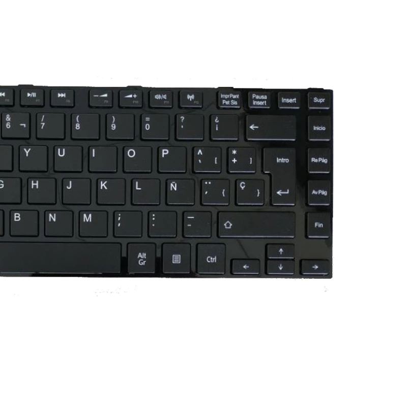 스페인어 키보드 Toshiba Satellite L800 L800D L805 L830 L835 L840 L845 P840 P845 C800 C840 C845 M800 M805 SP 블랙