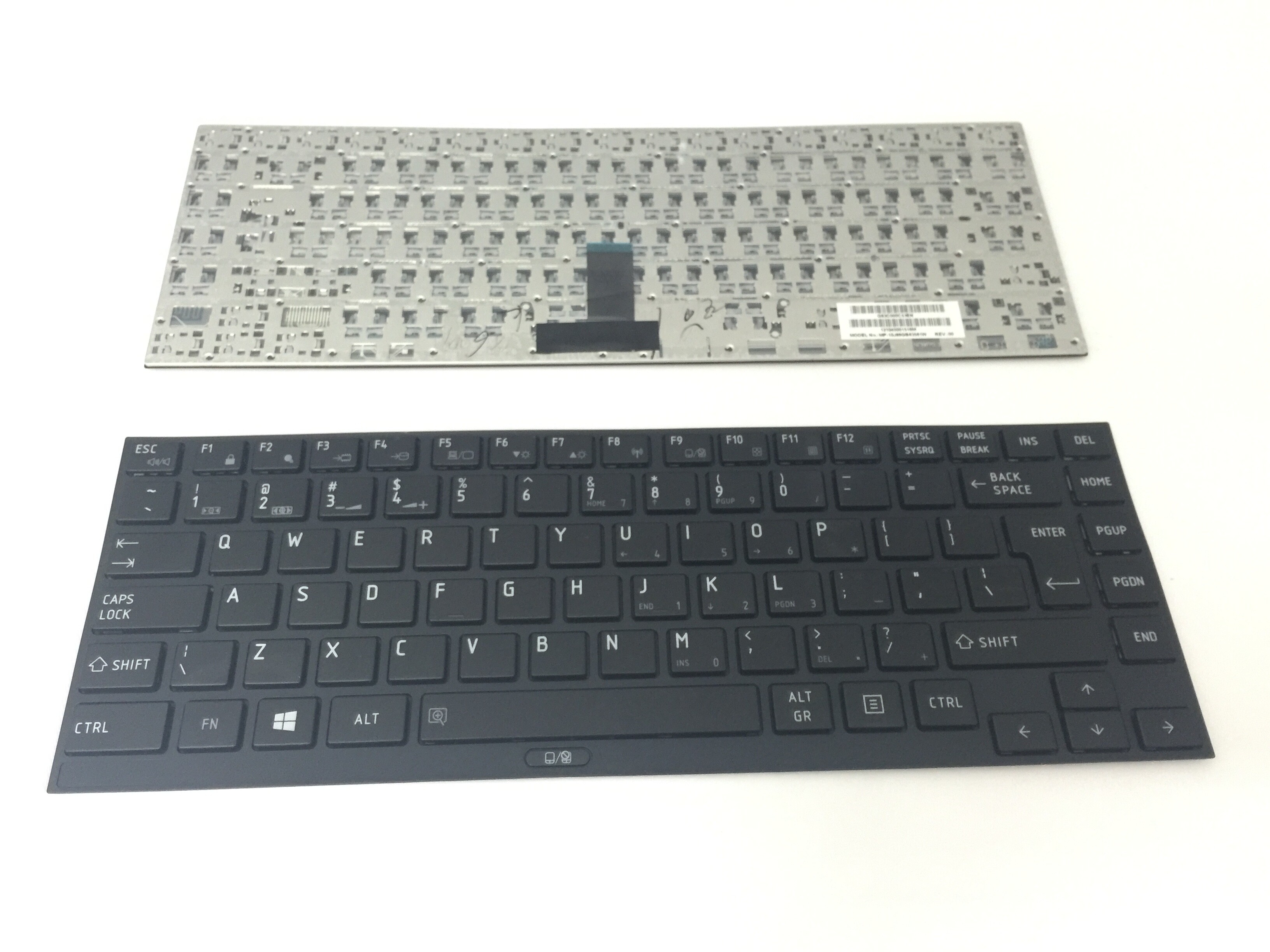 Teclado del ordenador portátil de la UI para Toshiba R700