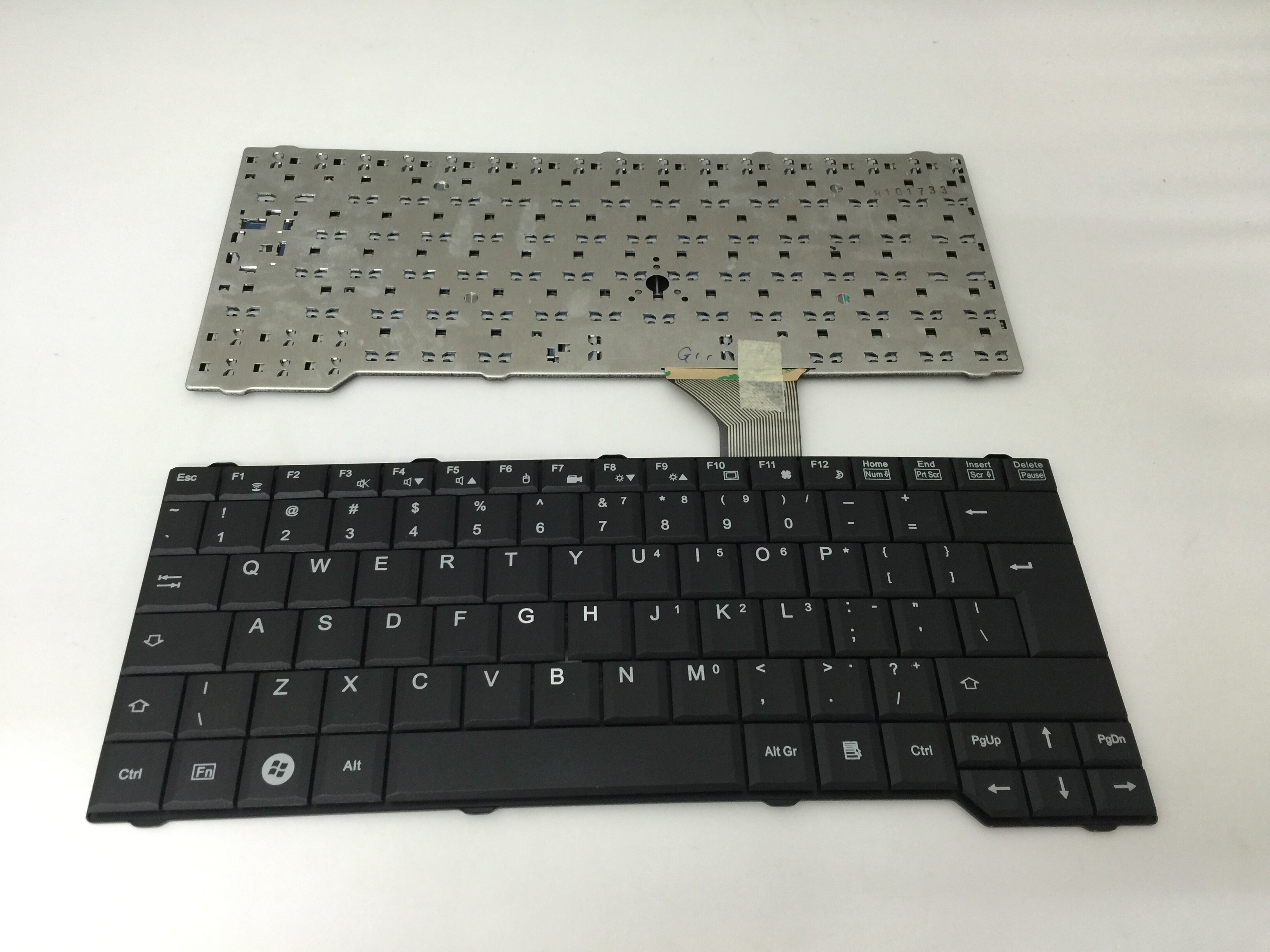 Teclado del ordenador portátil británico para Fujitsu V6535