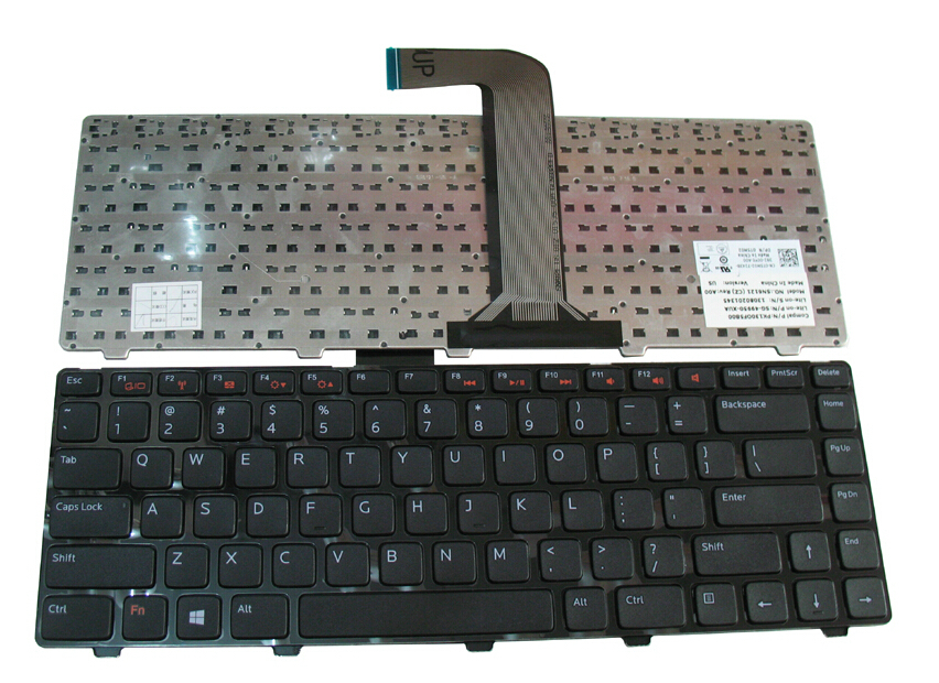Dell N4110 için ABD Laptop klavye