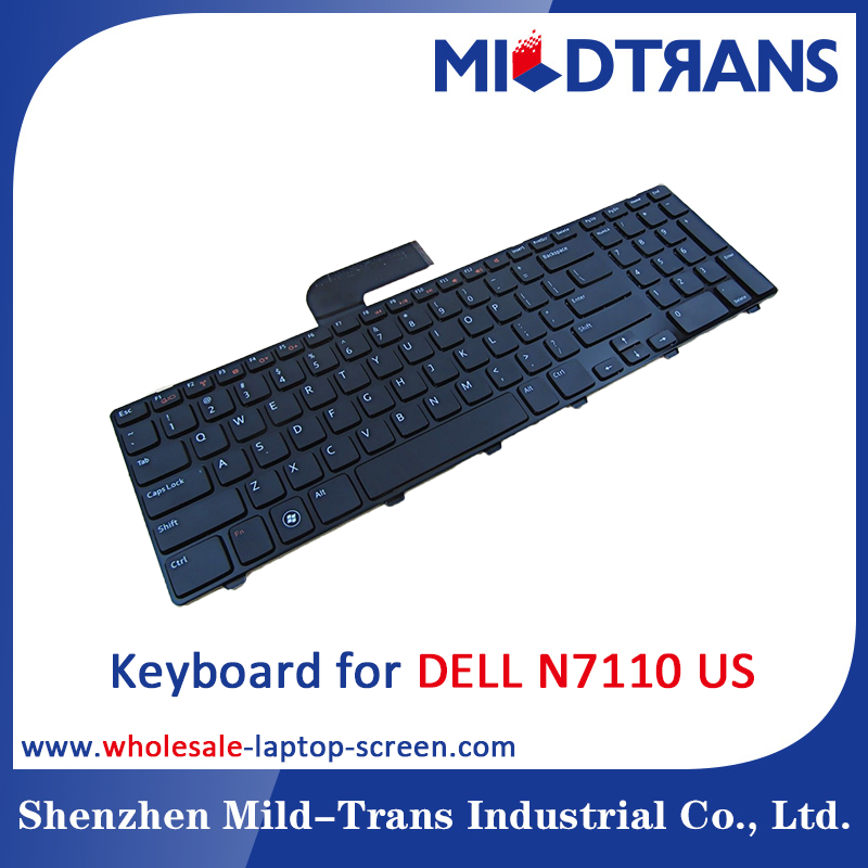 US Laptop Keyboard for DELL N7110