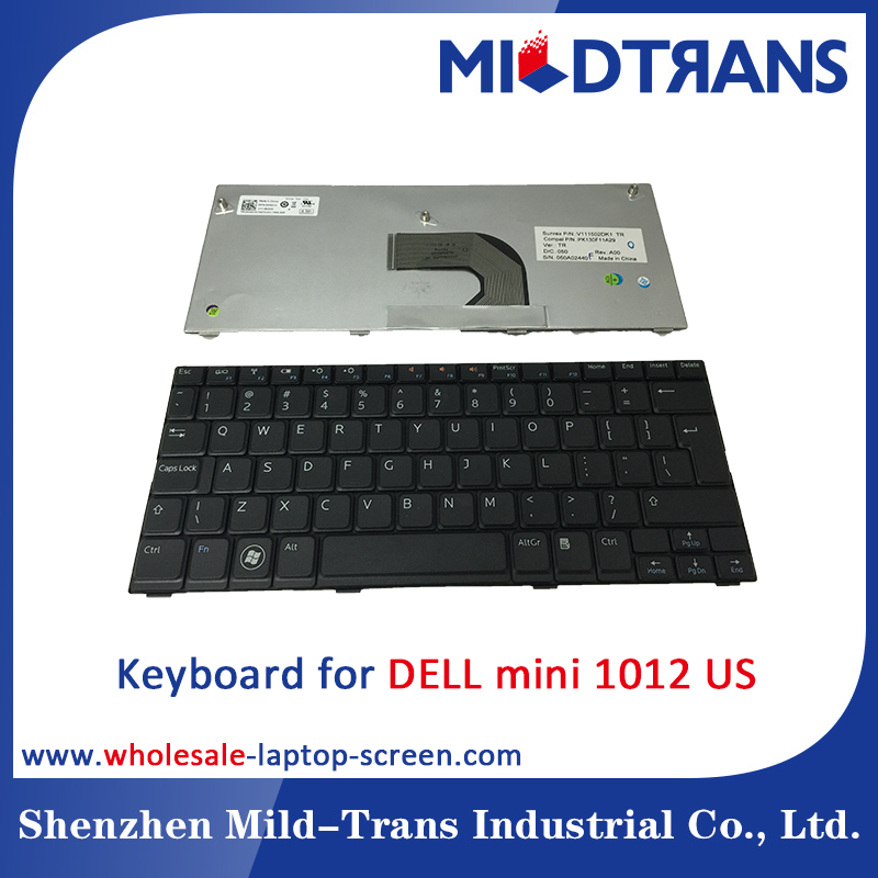 US Laptop Keyboard for DELL mini 1012