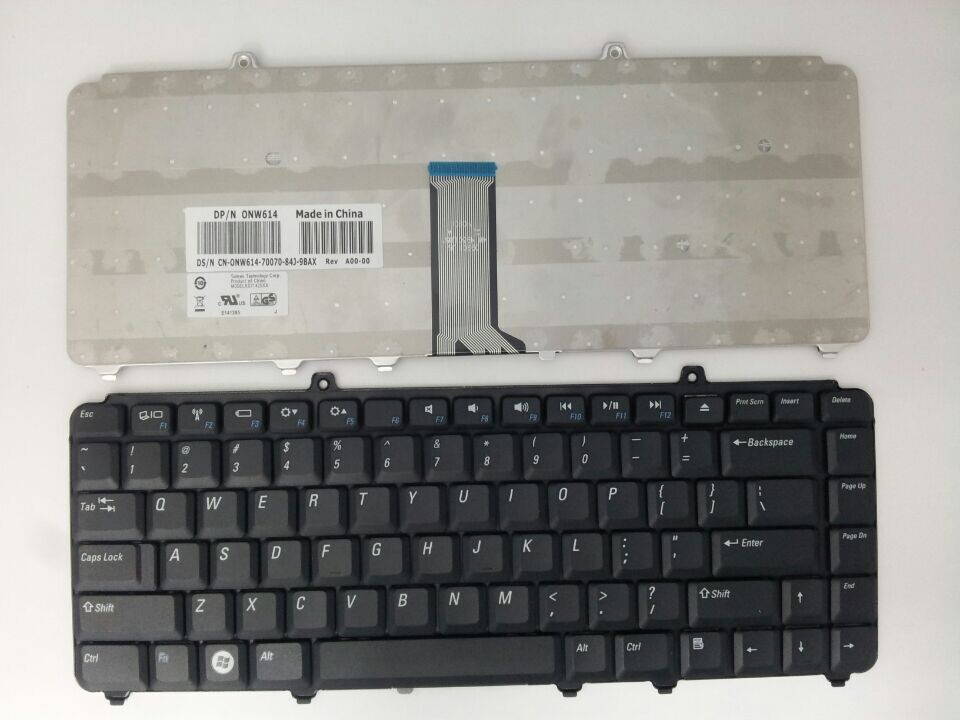 Teclado do portátil dos e.u. para Dell 1440