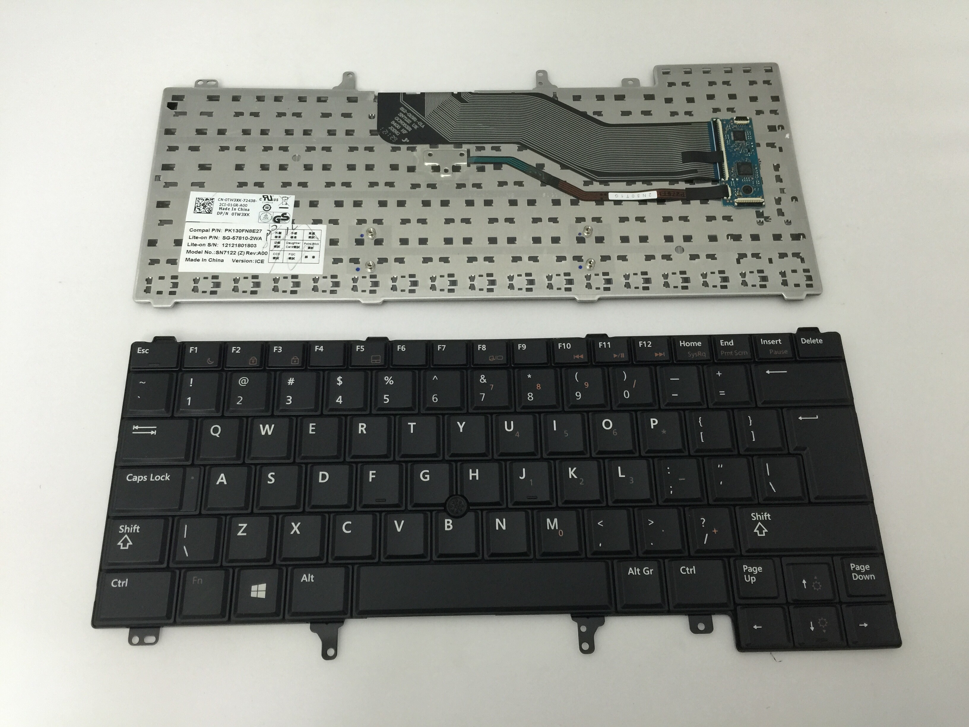 Tastiera degli Stati Uniti del computer portatile per Dell E5430