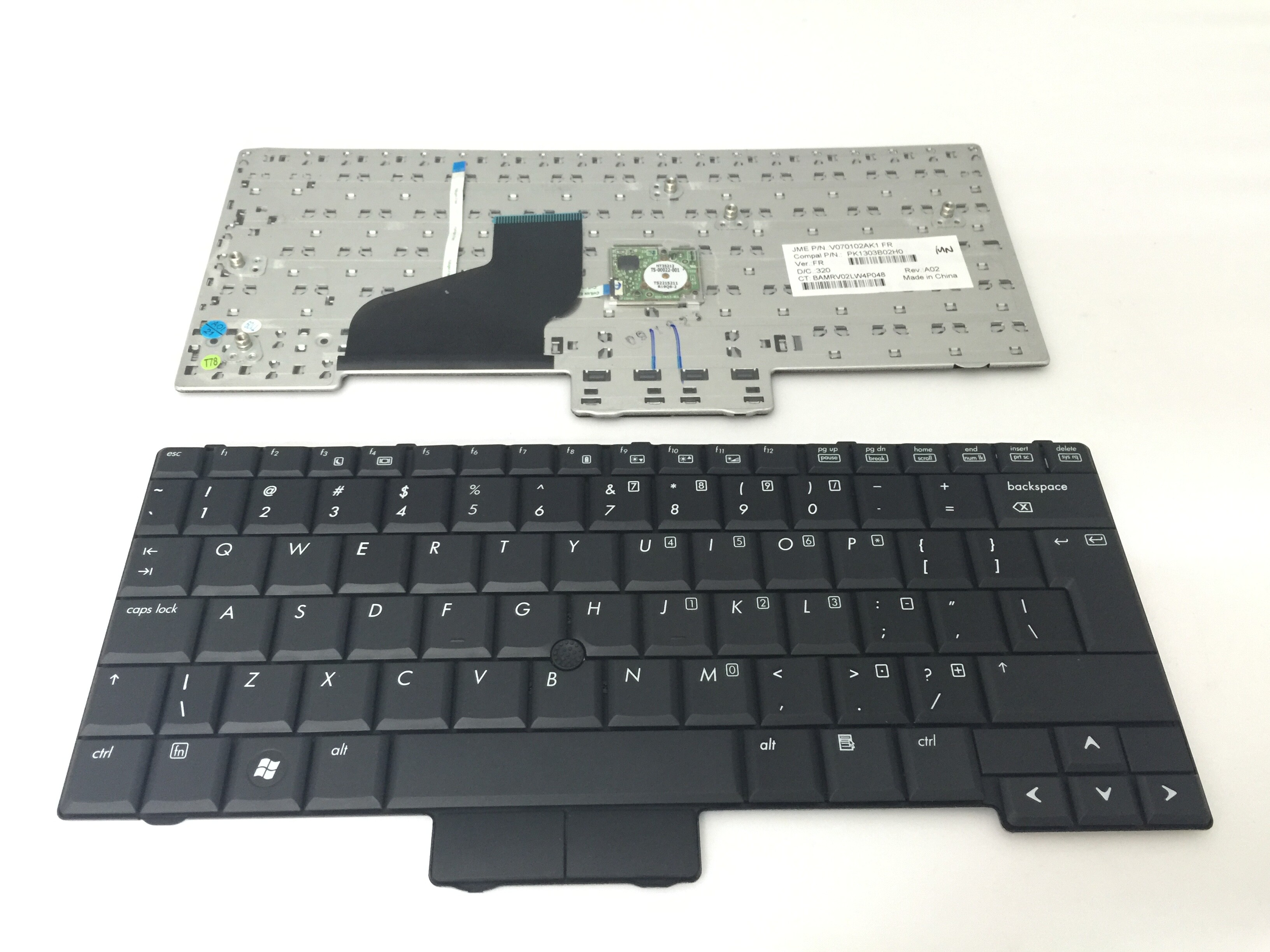 HP 2530P için ABD Laptop klavye