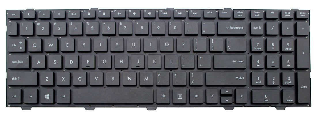 美国笔记本电脑键盘为 HP 4540S
