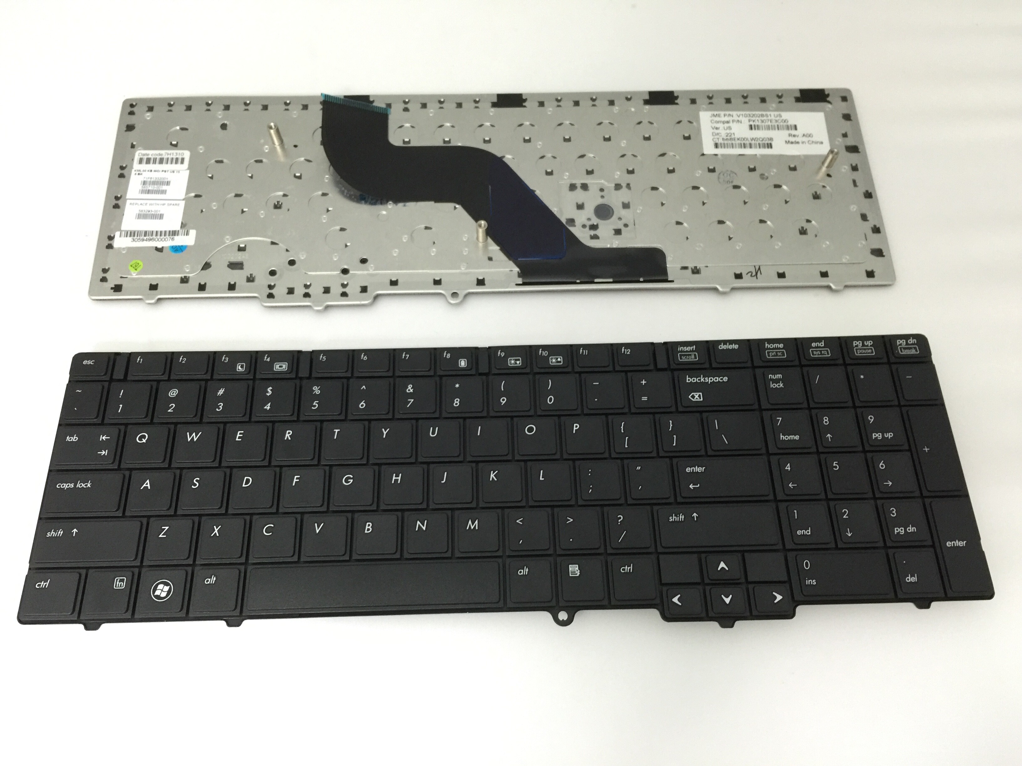 HP 6540 için ABD Laptop klavye