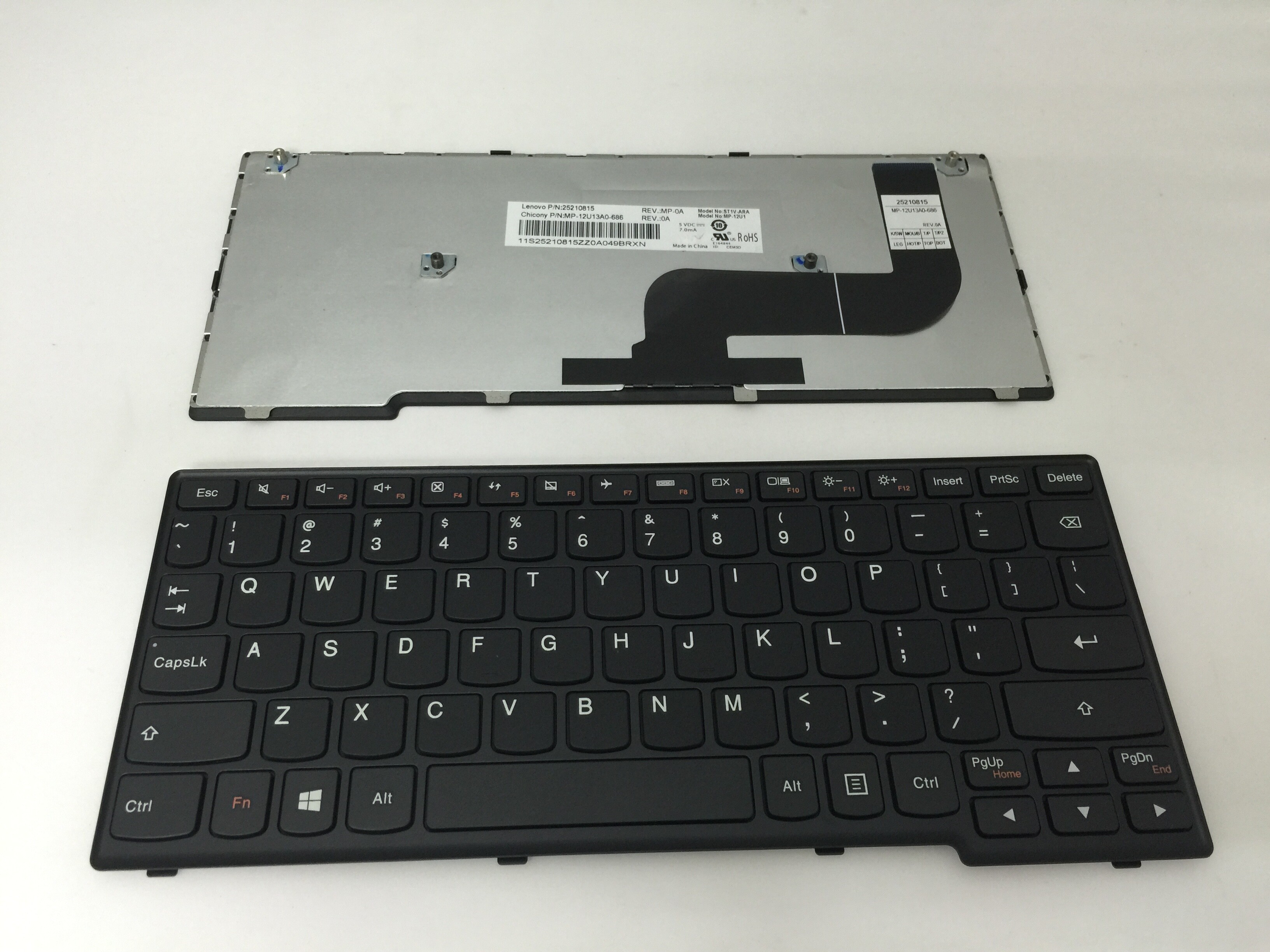 Clavier d'ordinateur portatif des USA pour Lenovo S215