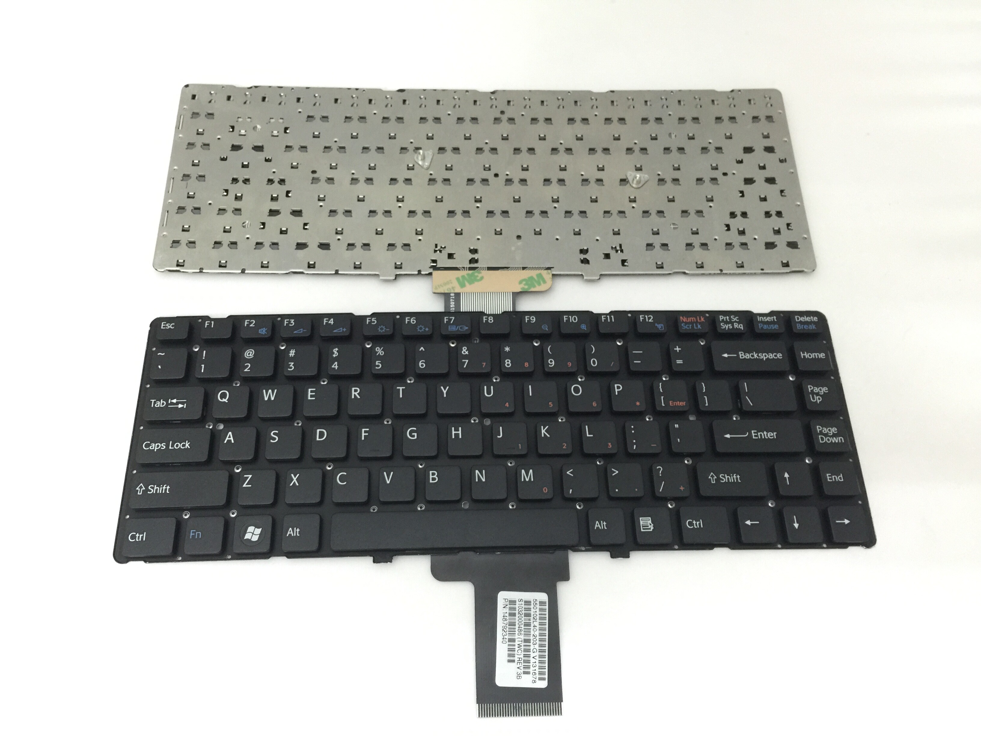 Clavier d'ordinateur portatif des USA pour Sony EA
