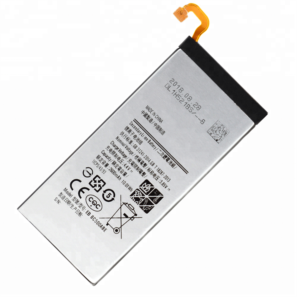 Wholesale For Samsung C5 C500 New Battery Replacement Eb-Bc500Abe 2600Mah 3.85V Battery