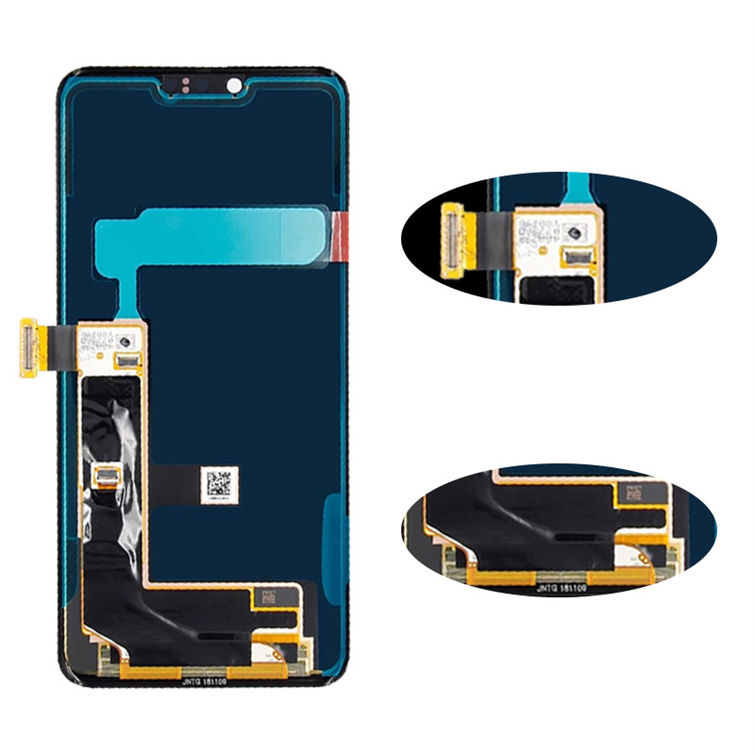 Toptan LCD Ekran Dokunmatik Ekran Digitizer Meclisi için LG G8 Thinq Telefon LCD Çerçeve Ile