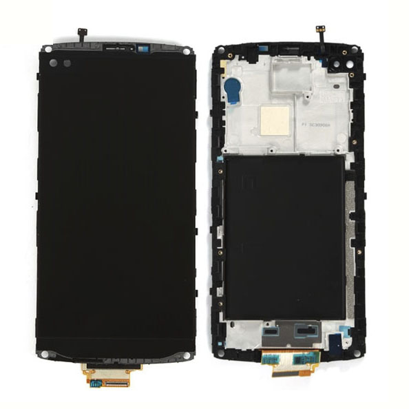 Toptan Cep Telefonu LC V10 LCD Dokunmatik Ekran Için Çerçeve Ile Ekran Montaj