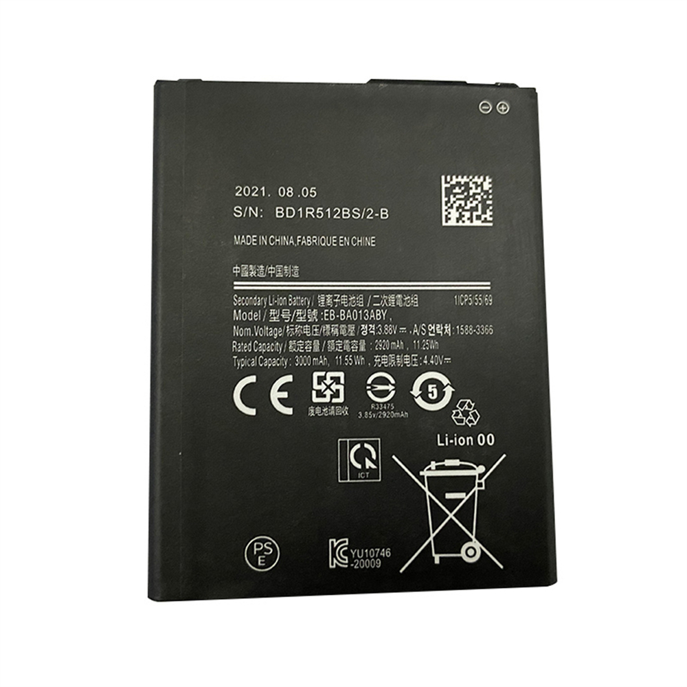 Großhandel Telefonbatterie EB-BA013ABY für Samsung Galaxy A013 A01 A01 A3 A3 Kernbatterie 2910mAh