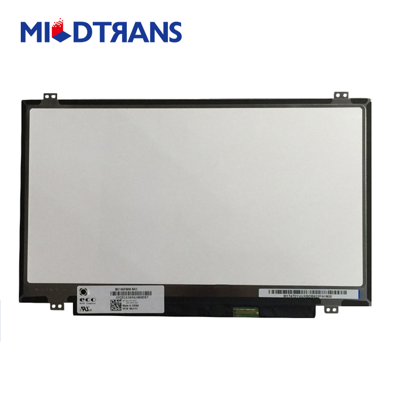 Tela do laptop 14 LCD NV140FHM-N43 LCD Displays Slim para PC
