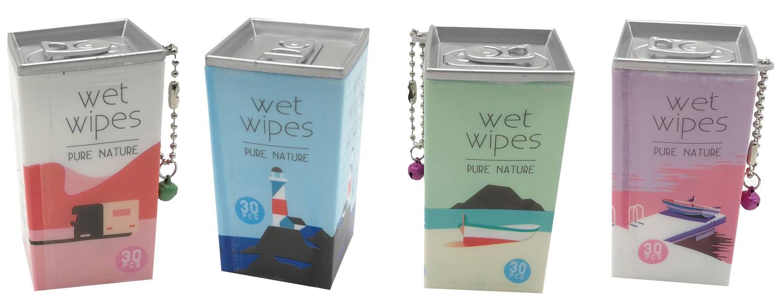 Box Shape Mini Can Wet Wipe