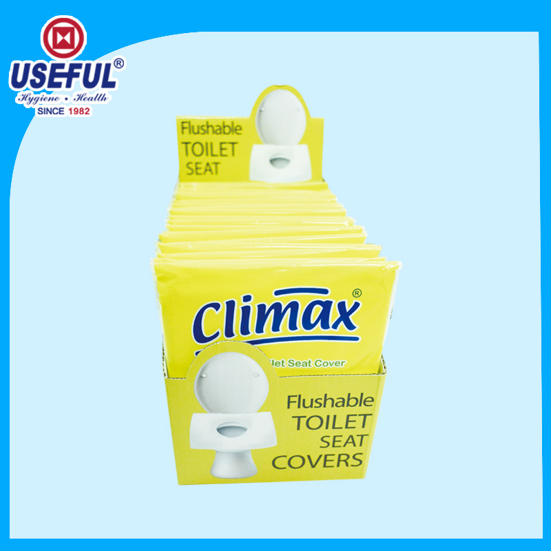 Individual Pack of Flushable Toilet Seat Cover for promotion