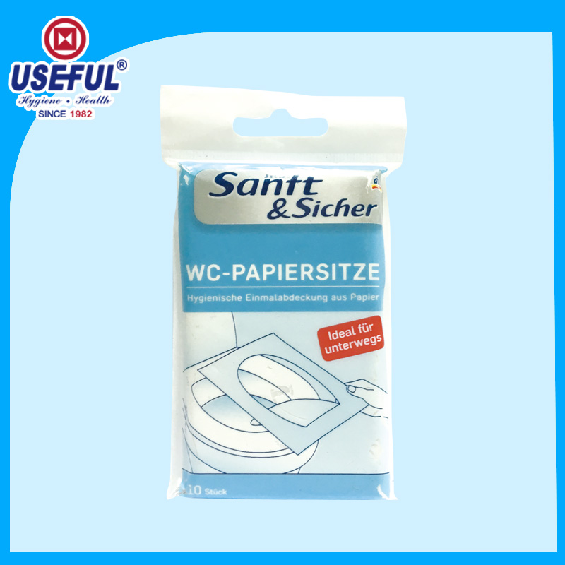 Individual Pack of Flushable Toilet Seat Cover for promotion