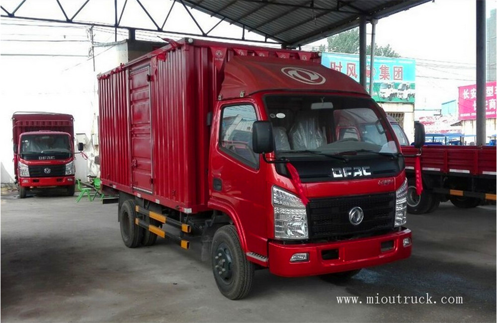 China Dong feng best price mini box van truck