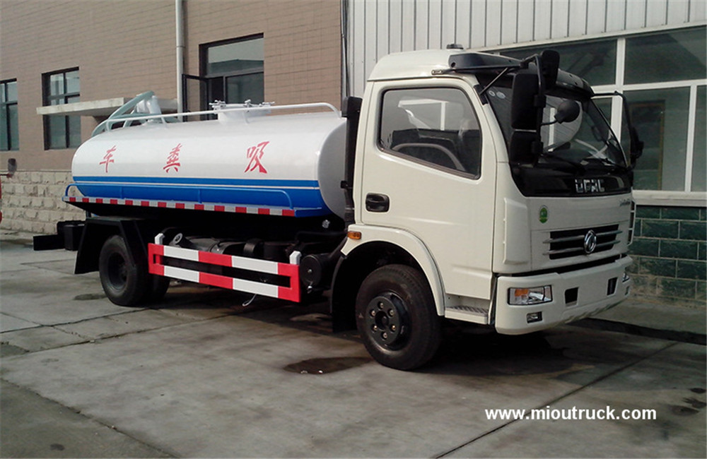 China famous brand Dongfeng 4x2 sewage suction truck fecal suction truck
