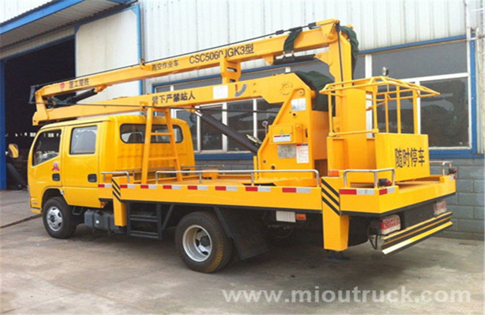 Caminhão de alta altitude de Dongfeng 145, caminhão da plataforma elevada, China da boa qualidade fabricantes