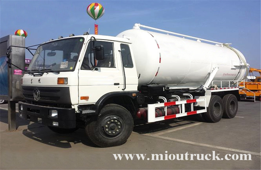 Dongfeng 6x4 18m³ égoûts aspiration Camion