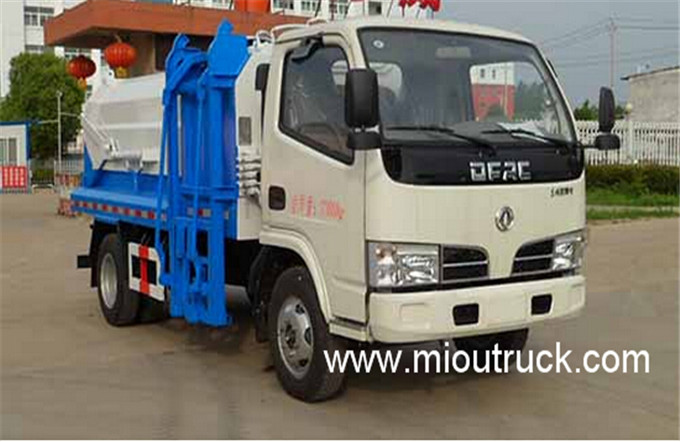 Dongfeng compression type docking garbage truck