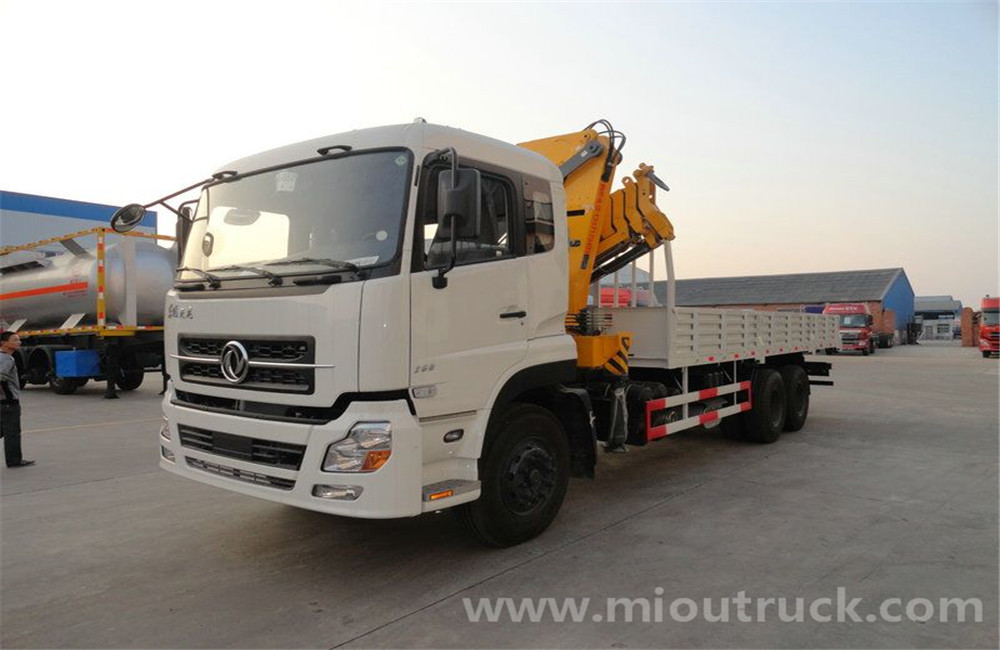 Dongfeng grue king-terrain camion 6x2 camion avec grue prix de grue à vendre