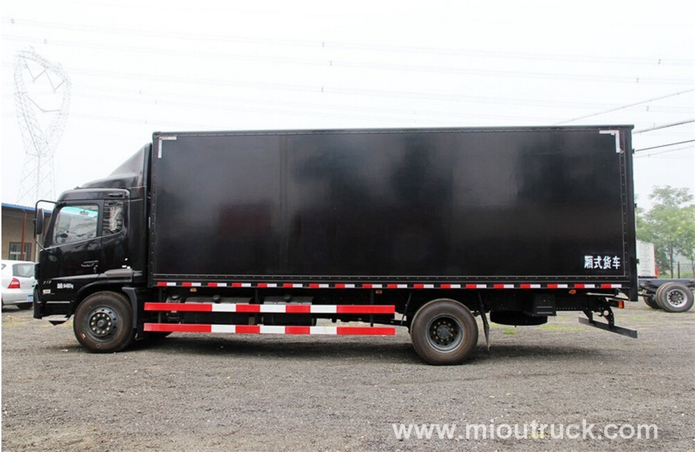 Chinese hot sale 4x2 210hp euro4 van box truck carrier vehicle