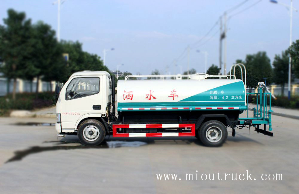 petite eau citerne camion 5 tonnes dongfeng arrosage camion citerne de camion 3.5CBM eau
