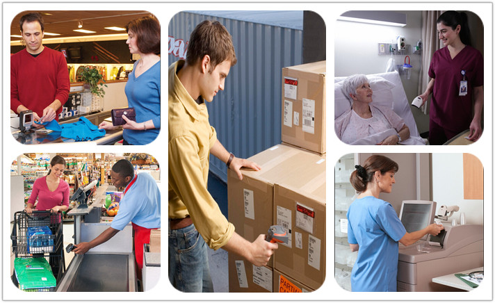 scanner is used in shop,logistics, hospital