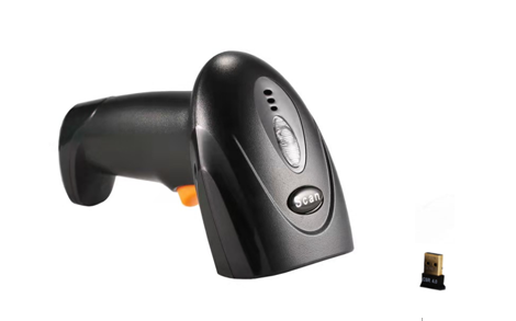 3 in 1 usb wired barcode scanner 2.4G Bluetooth wireless barcode reader 1D 2D