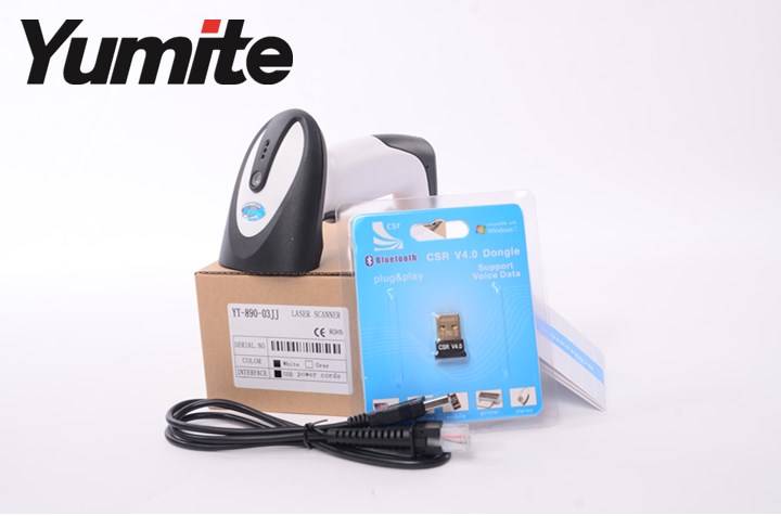 China Barcode-Laser portable Bluetooth Barcode-Scanner mit Speicher YT-890
