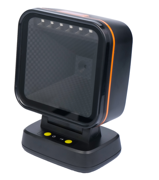 Escáner de código de barras de escritorio 2D omnidireccional, escáner de imágenes automáticas 2D de mano 2D, escáner de órbita 2D 2D