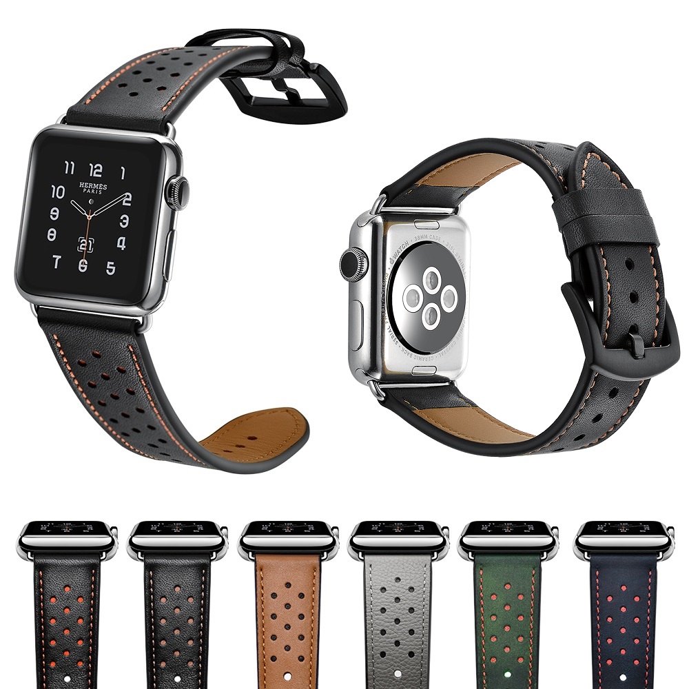 Correa de cuero para correa de 38 y 42 mm