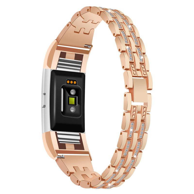 Regulowane metalowe opaski z Bling Rhinestone