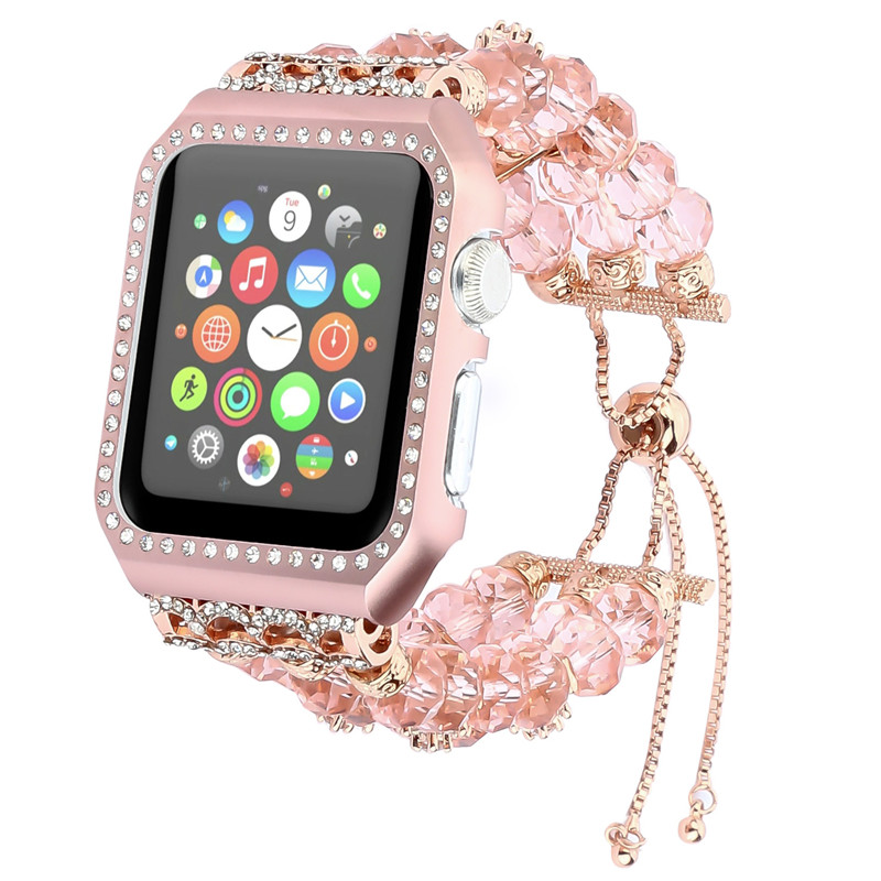 CBAW02 Unique Womens Agate Bracelet Elastic Stretch Strap