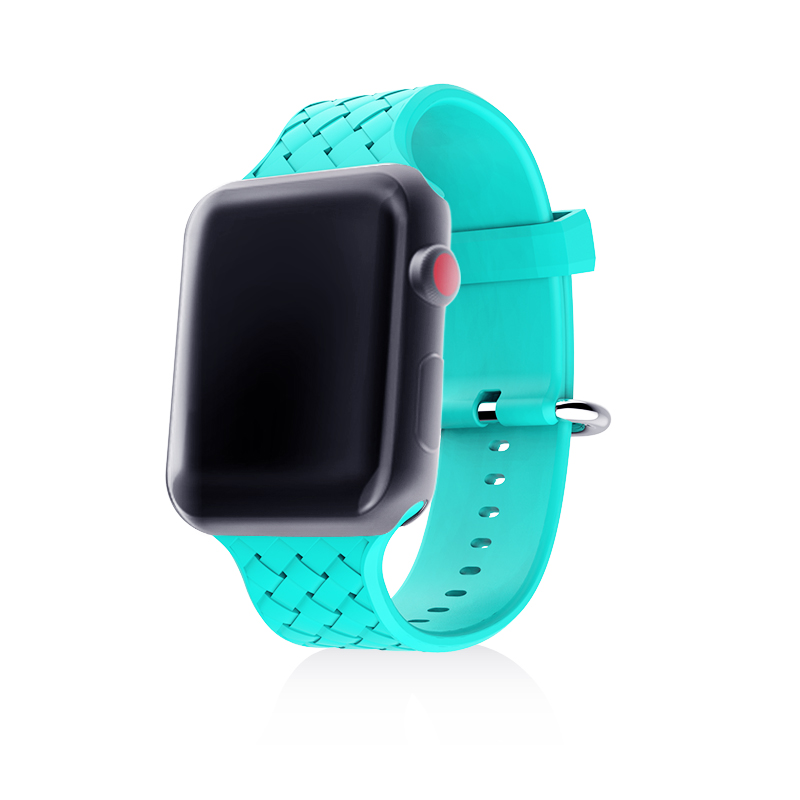 CBAW11 Modelo trenzado Sport SOft Correa de reloj de silicona