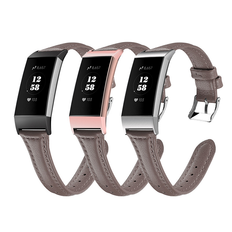 Fitbitチャージ3のCBFC10フラワープリントソフトレザー交換バンド