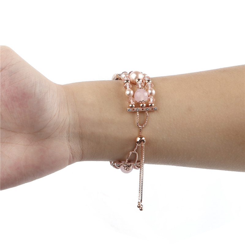 CBFC101 Luxury Natural Agate Beads Bracelet