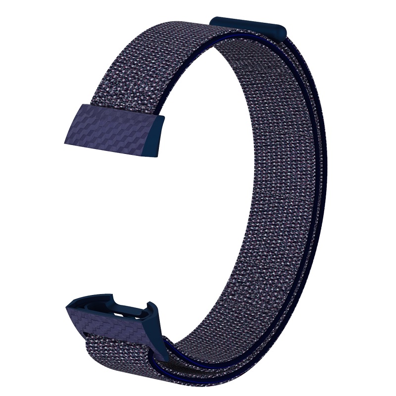 CBFC114 Verstelbare geweven nylon horlogeband voor Fitbit Charge 3