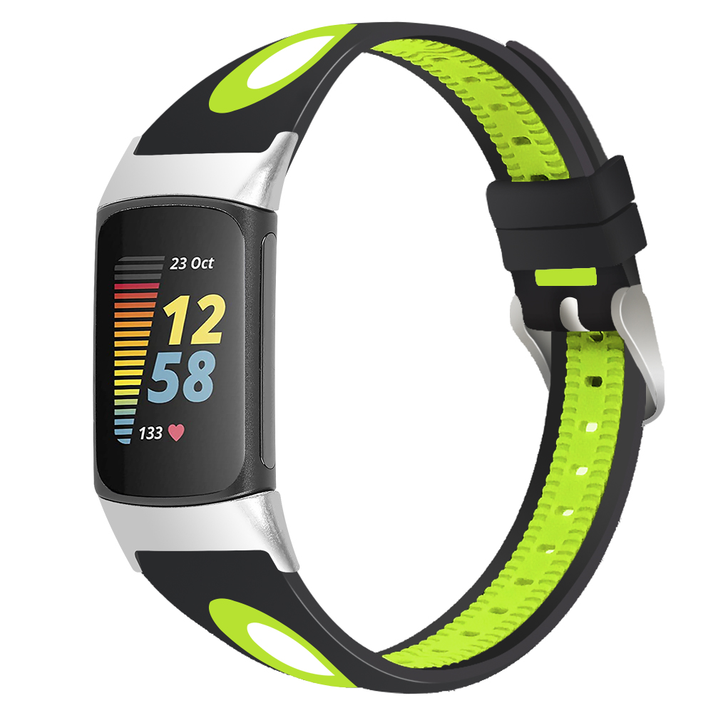 CBFC5-13 Sport Weiches Silikonband Ersatzband für Fitbit Ladung 5