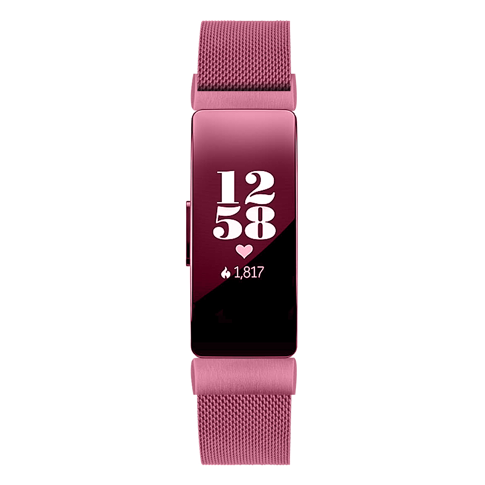 CBFC55 milanese حلقة ستانلس ستيل باند ل fitbit إلهام / إلهام الموارد البشرية