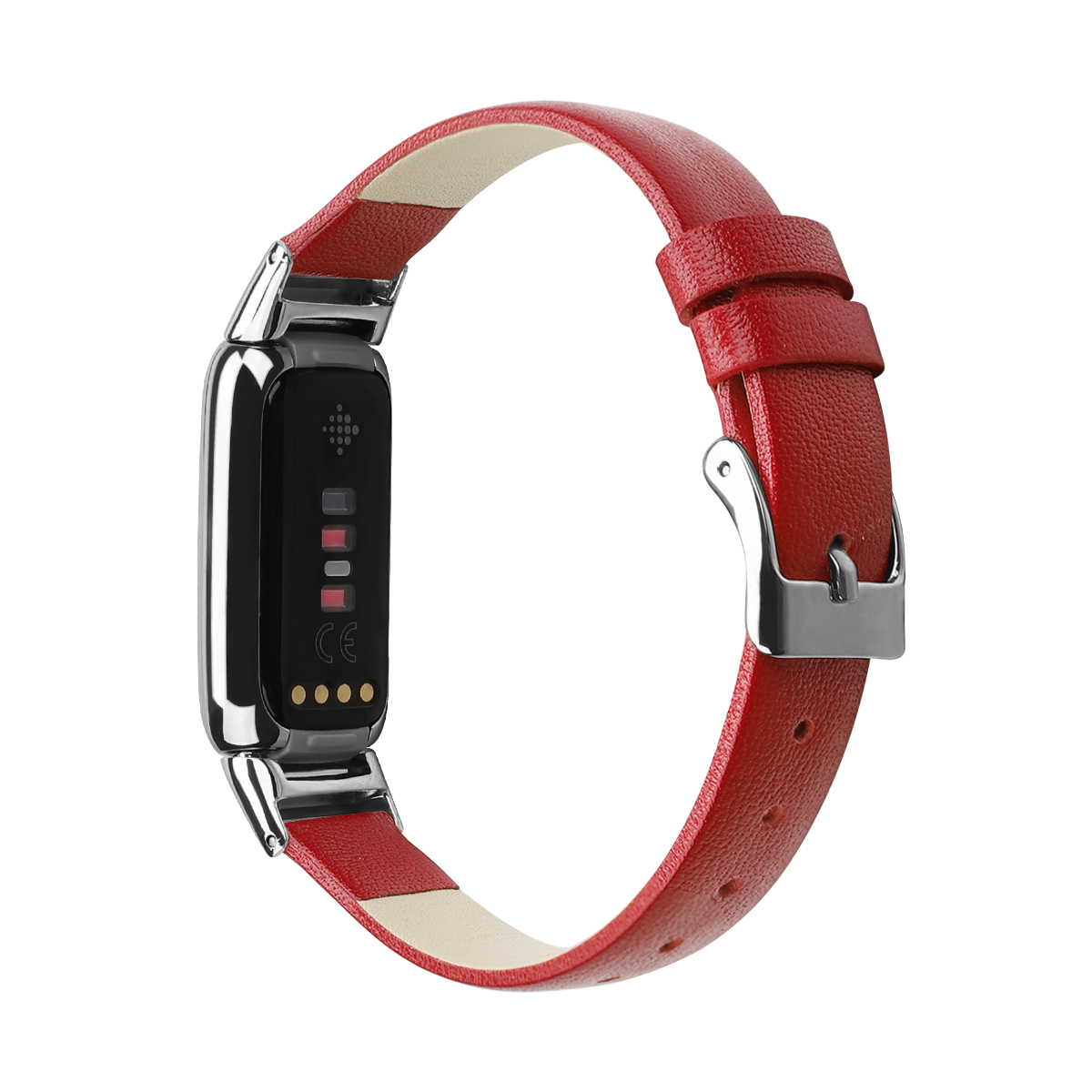 CBFL09 Mujeres Hombres Casuales Real Genuine Cuero Reloj Correas para Fitbit Luxe Watch Cinturón de cuero