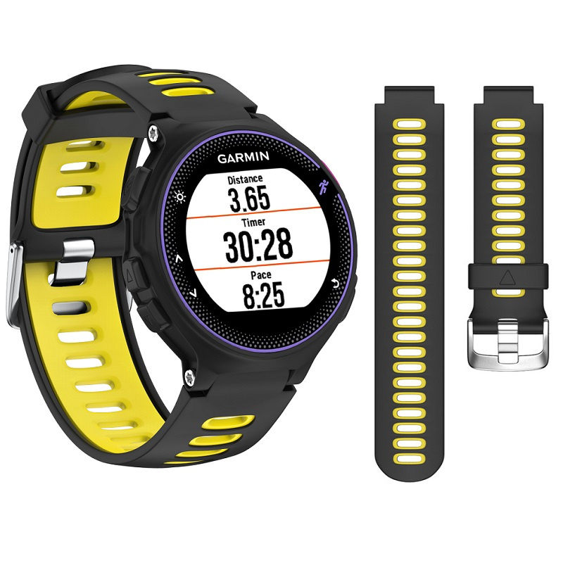 Garmin forerunnerのためのCBGM06シリコーン時計バンド735XT 620 620 235 230 220ストラップ