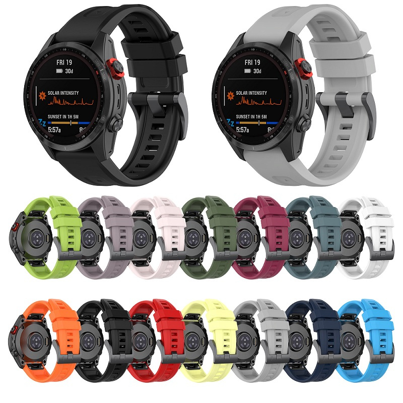 CBGM105 20mm 22mm 26mm الإصدار السريع سليكون ووتش فرقة Garmin Fenix ​​7 7x 7S 6S 6x Pro 5 5x 5S Plus
