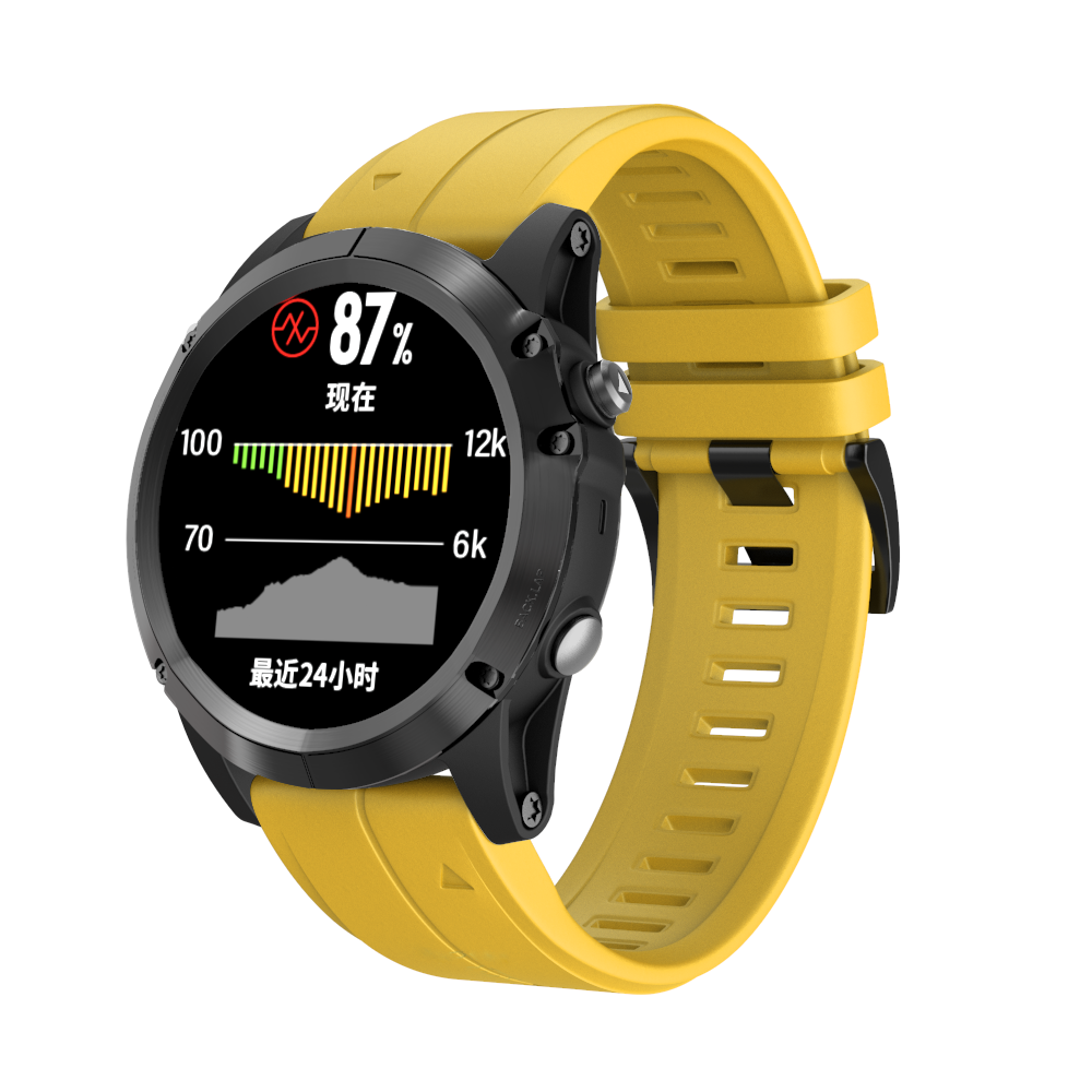 CBGM14簡単フィットスポーツスポーツソフトシリコーンウォッチストラップ用Garmin Fenix 6 6X Pro 5 5x Plus Descent MK1 D2 Delta PX