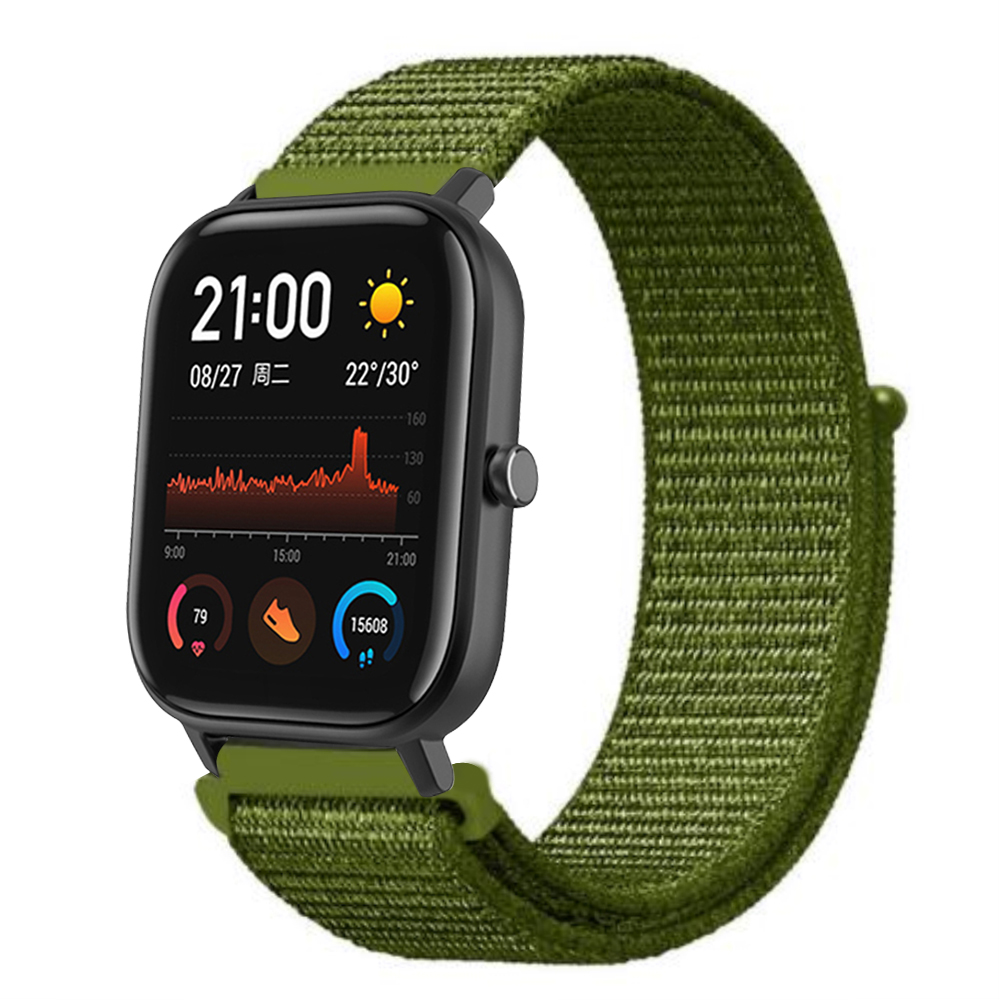 CBHA-104 20mm Sportowy nylonowy pasek do zegarka dla Xiaomi Huami Amazfit GTS