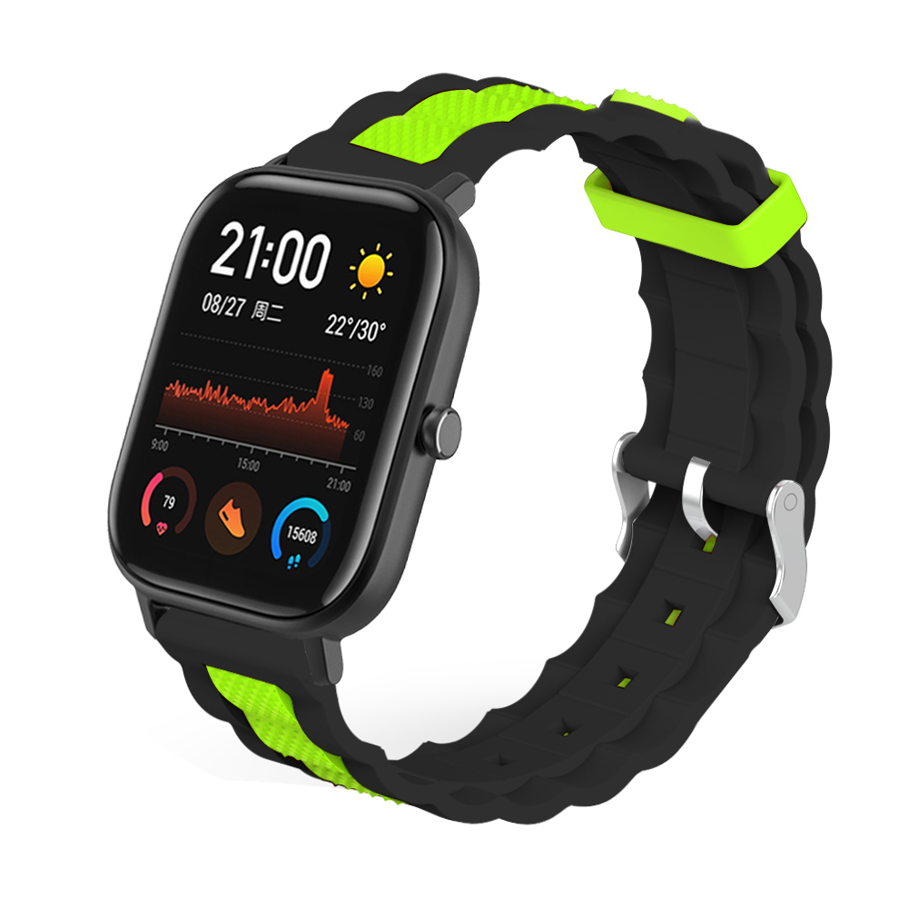 CBHA-107 20 mm Silikonowy pasek do zegarka do bransoletki Huami Amazfit GTS