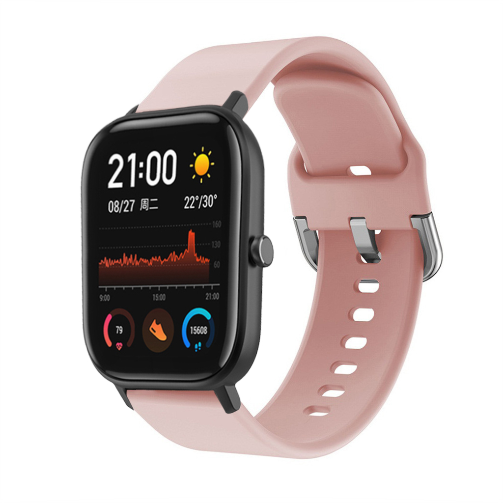 Gumowe silikonowe paski do zegarków CBHA-108 dla Xiaomi Huami Amazfit GTS