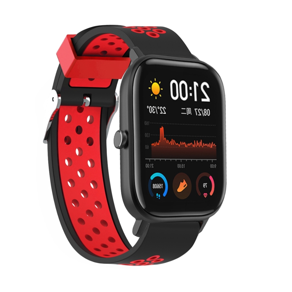 CBHA-109 20 mm Silikonowy pasek do zegarka do nadgarstka Huami Amazfit GTS